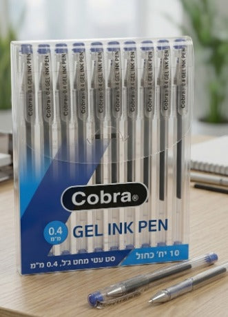 עט כחול קוברה- 0.4 עשירייה